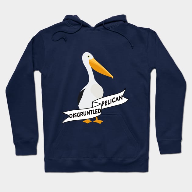 disgruntled pelican Hoodie by aluap1006